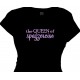 Queen of Spazzercise Funny Fitness Tee Shirt